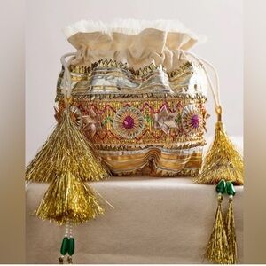 Free people seasons sparkle mini gift sack $58